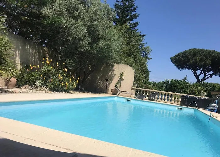 Villa Ensoleillee A Sainte-Maxime Avec Piscine Privee